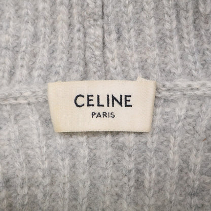 CELINE セリーヌ 【国内正規】2A85W423P エディ期 ウール ロゴ プルオーバー ニットパーカー トップス