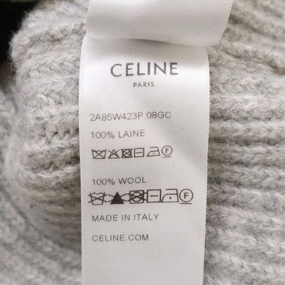 CELINE セリーヌ 【国内正規】2A85W423P エディ期 ウール ロゴ プルオーバー ニットパーカー トップス