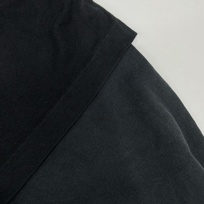 BALENCIAGA バレンシアガ 681029 グラフィックロゴ レイヤードデザイン プルオーバー パーカー トップス