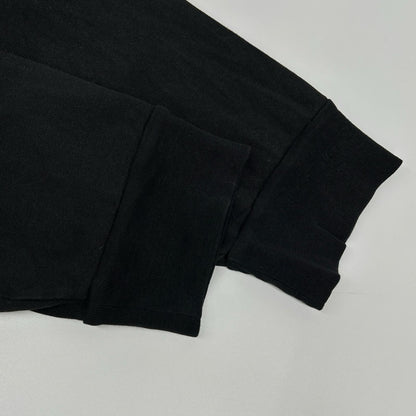 ALEXANDER McQUEEN アレキサンダーマックイーン 687706 ブラック バックロゴ ロンT トップス