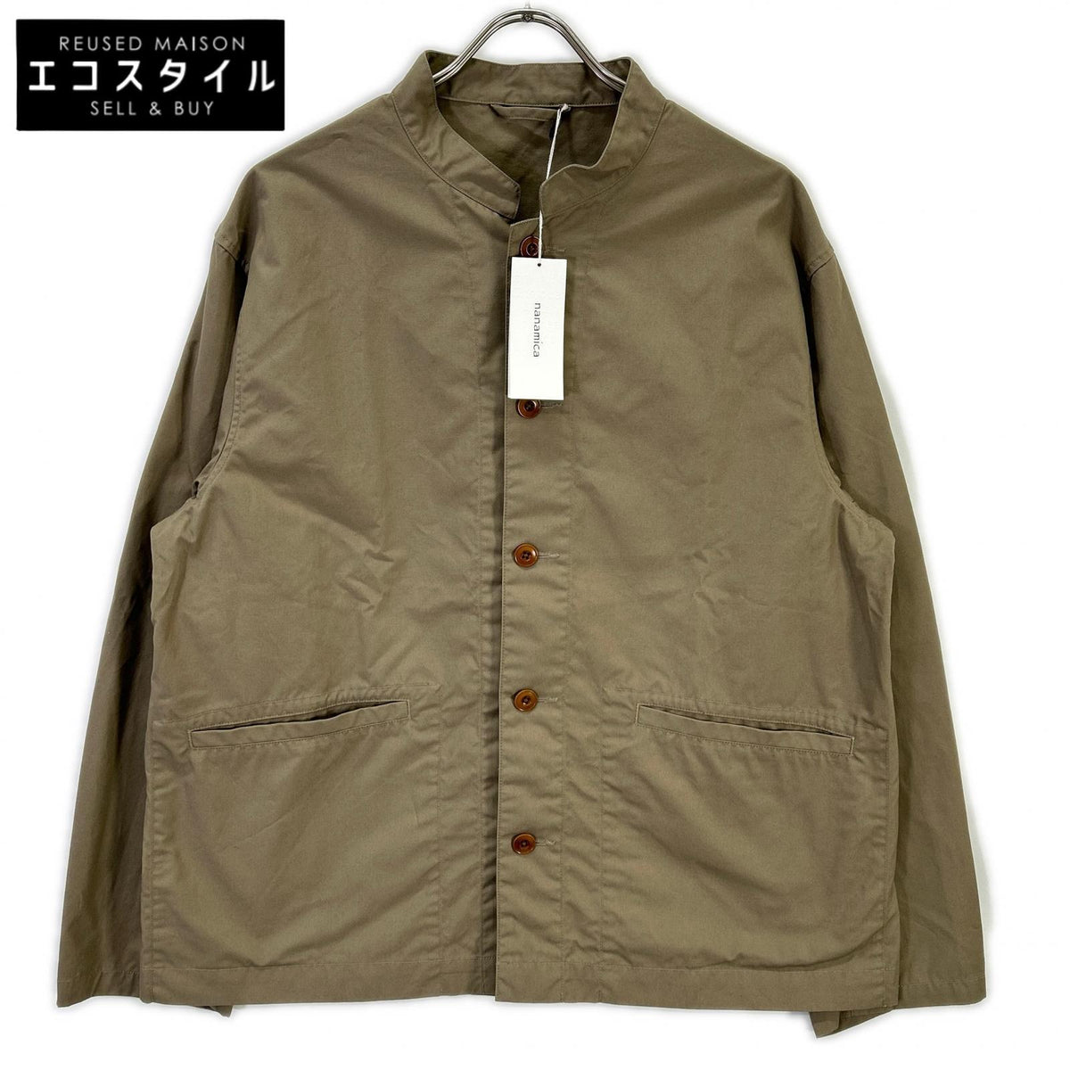 nanamica ナナミカ トープ S25SA106 バンドカラーシャツジャケット ジャケット