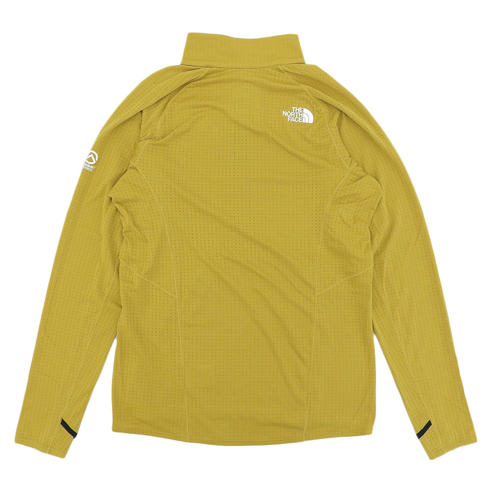 THE NORTH FACE ノースフェイス 新品同様 エクスペディション ドライ ドット ジップハイ トップス メンズ ミネラルゴールド M NT12122 トップス