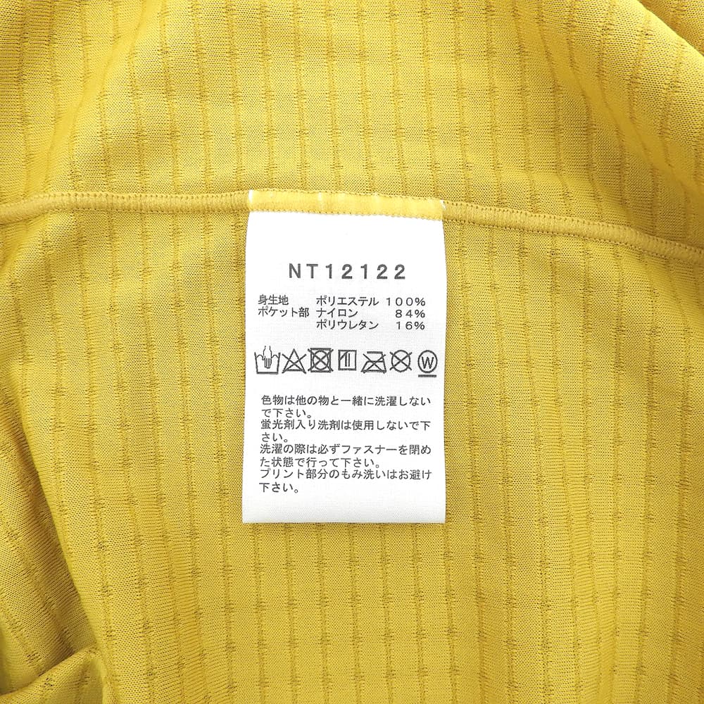 THE NORTH FACE ノースフェイス 新品同様 エクスペディション ドライ ドット ジップハイ トップス メンズ ミネラルゴールド M NT12122 トップス