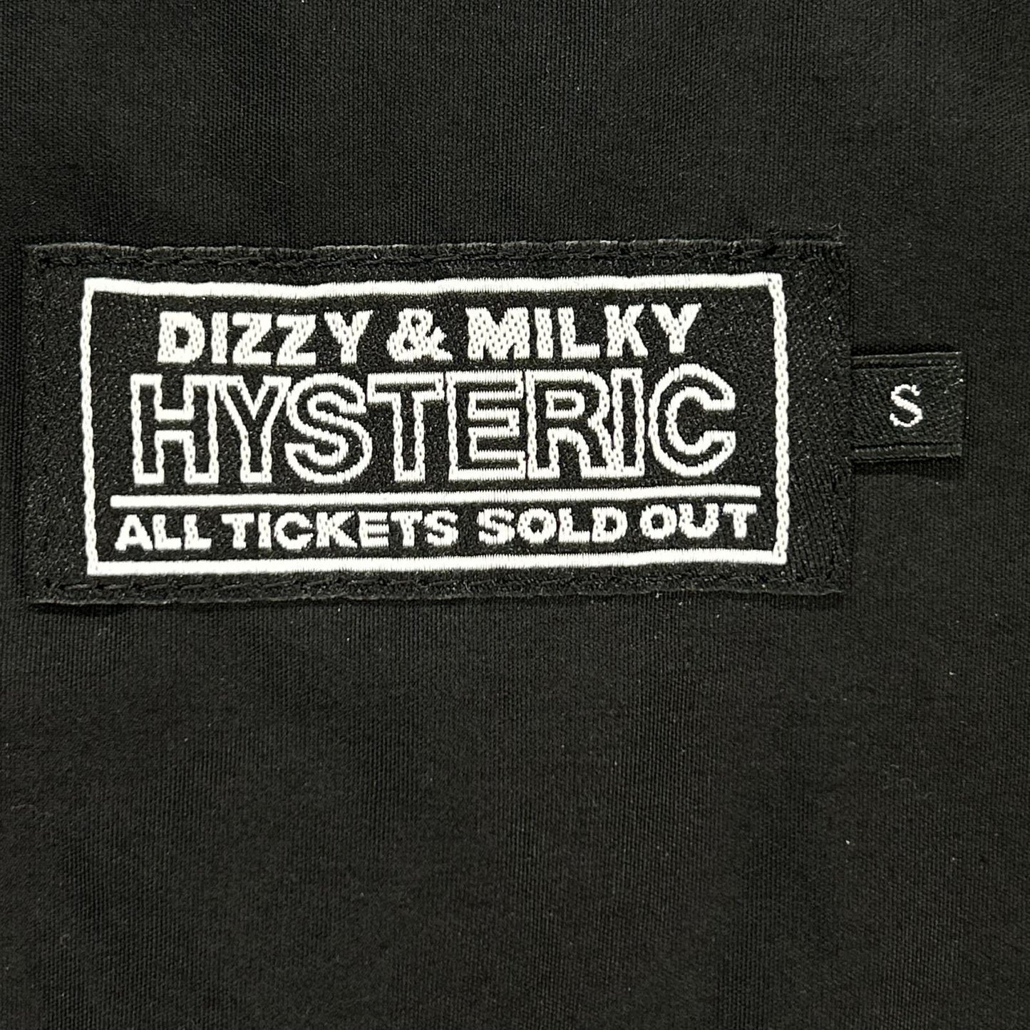 HYSTERIC GLAMOUR ヒステリックグラマー 02213AH09 ブラック TYPE LOGO 長袖シャツ コットン トップス