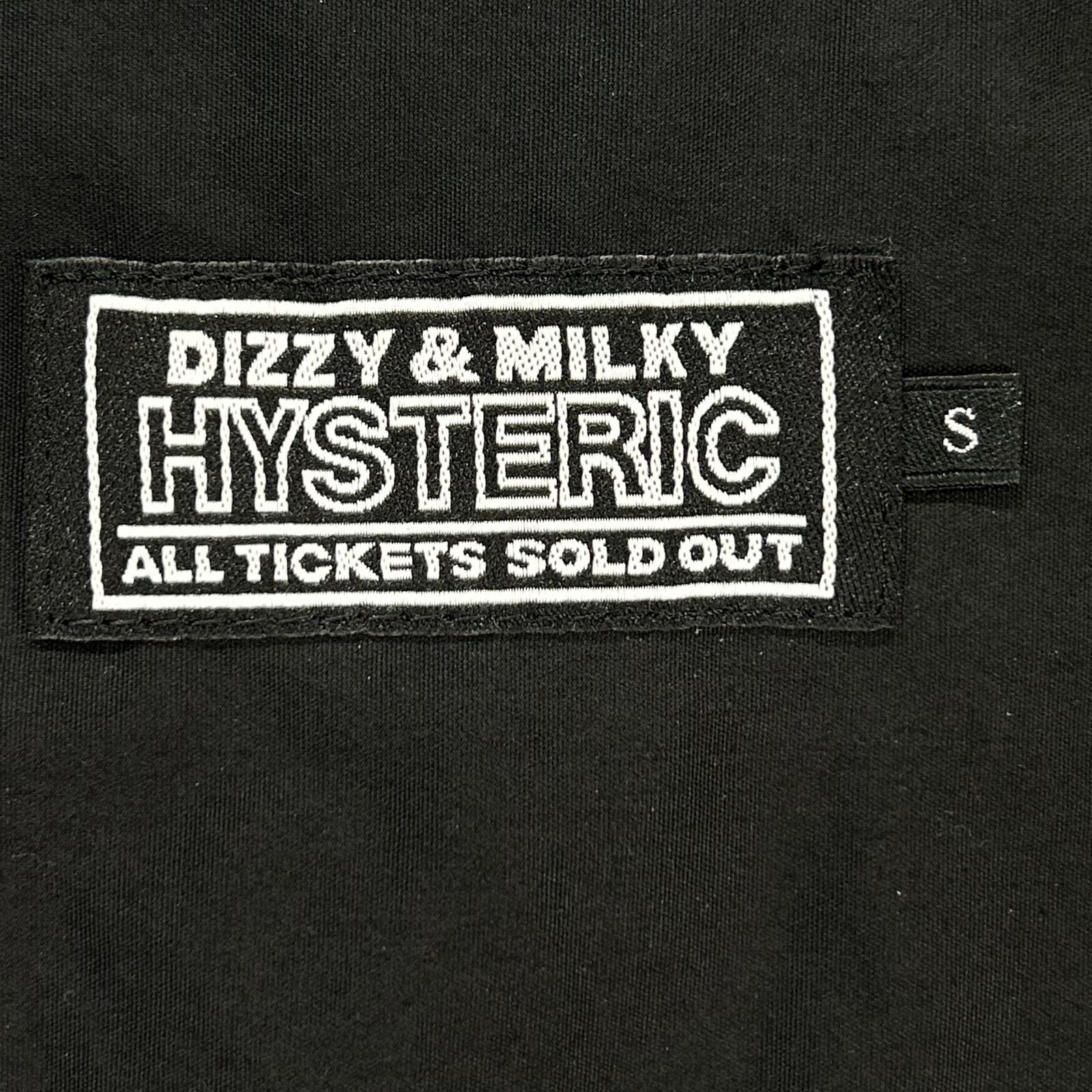 HYSTERIC GLAMOUR ヒステリックグラマー 02213AH09 ブラック TYPE LOGO 長袖シャツ コットン トップス