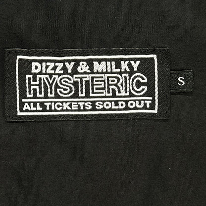 HYSTERIC GLAMOUR ヒステリックグラマー 02213AH09 ブラック TYPE LOGO 長袖シャツ コットン トップス