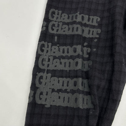 HYSTERIC GLAMOUR ヒステリックグラマー 01251AB03 ブラック TYPE LOGO チェックトラッカージャケット ジャケット