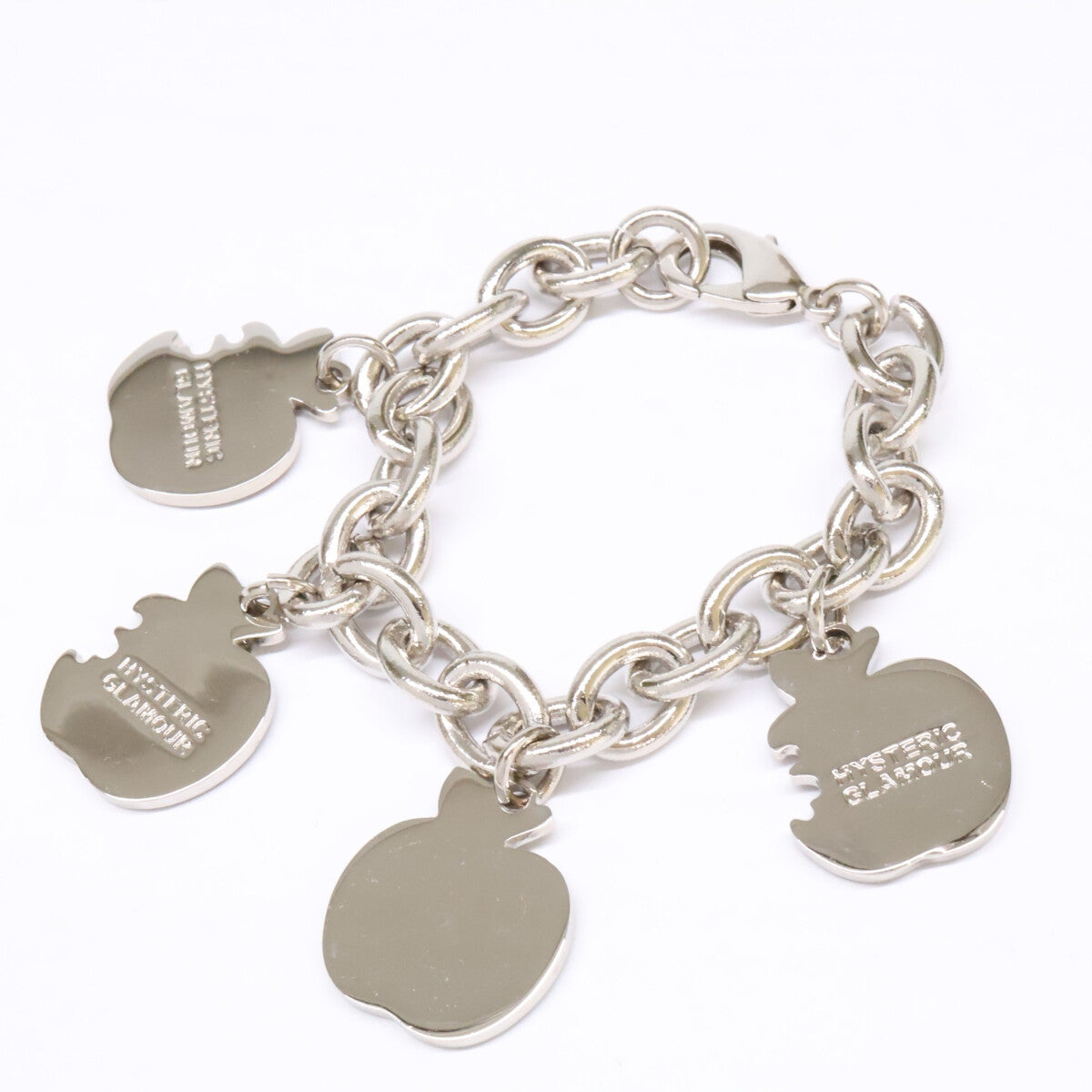 HYSTERIC GLAMOUR ヒステリックグラマー 01223QA04918 SKULL APPLE スカル アップル ブレスレット