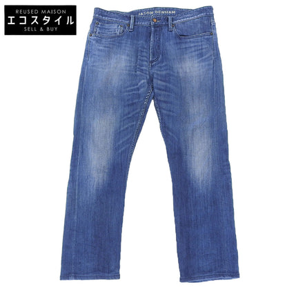 DENHAM デンハム RAZOR カンディアーニ スリムフィット ボタンフライデニム ボトムス メンズ ブルー W36-L34 ボトムス