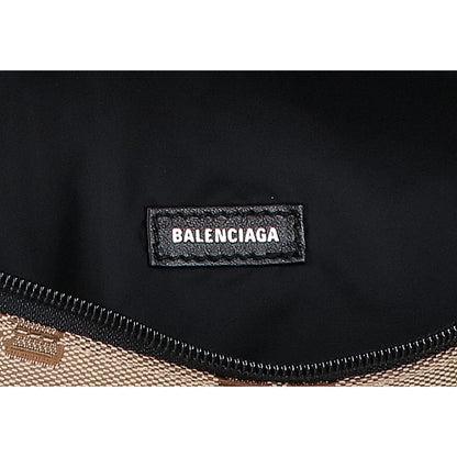 BALENCIAGA バレンシアガ 【新品同様】713042 BBモノグラム ジャカード ベルト バムバッグ ウエストバッグ