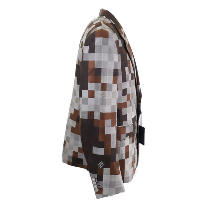 LOUIS VUITTON ルイヴィトン 【新品同様/国内正規/24年製】RM242M MGI HRJ61E ダモフラージュ ダミエ ピクセル 2Bテーラードジャケット ジャケット