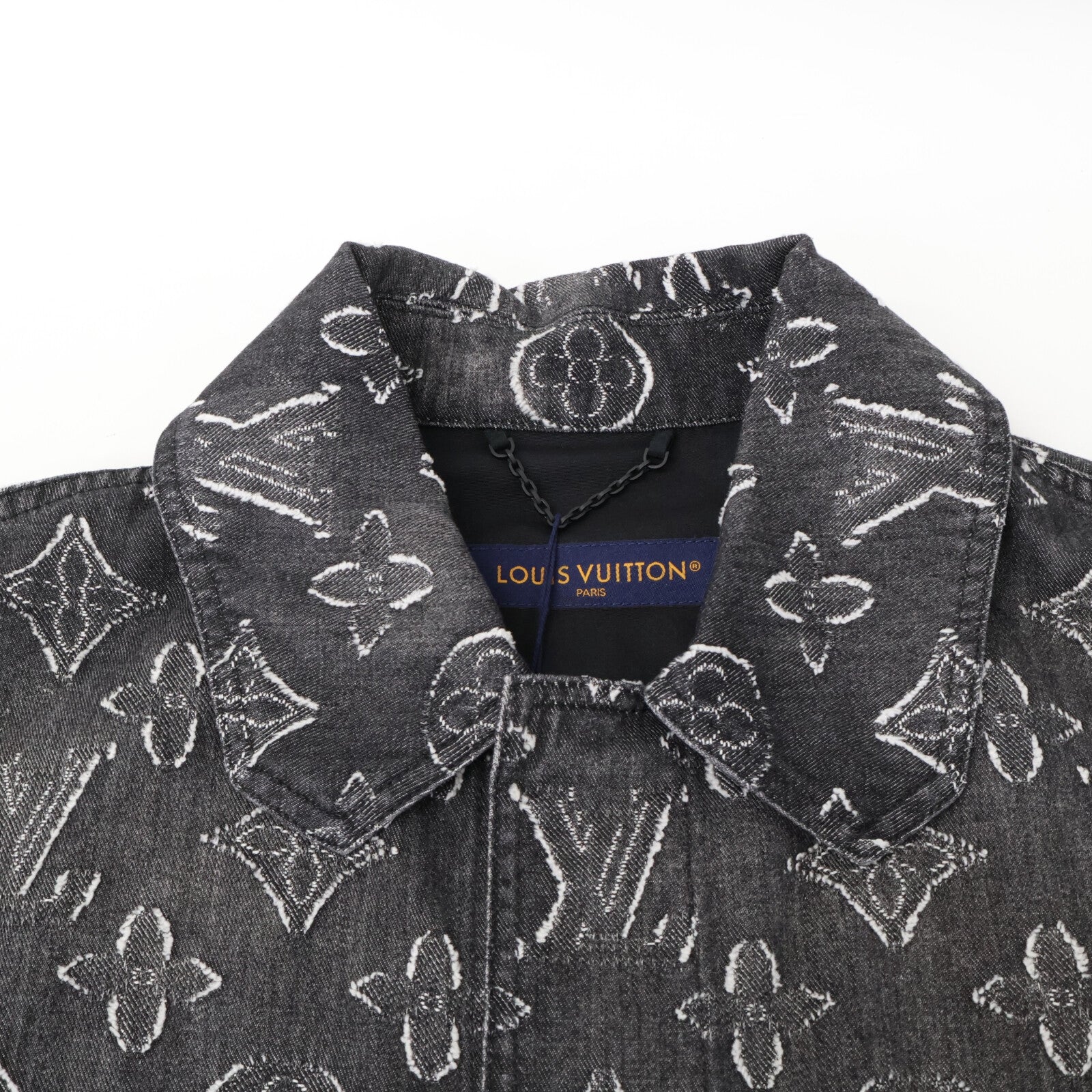 LOUIS VUITTON ルイヴィトン 【新品同様/国内正規/23年製】RM232 ARS HPS73W MONOGRAM CHAMBRAY SS SHHIRT モノグラム シャンブレー 半袖シャツ トップス