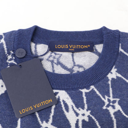 LOUIS VUITTON ルイヴィトン 【新品同様/国内正規/24年製】RM242MM AUR HRN16W モノグラム フィッシュネット 半袖ニットセーター トップス