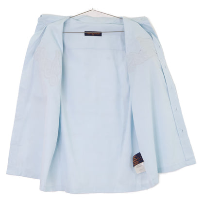 LOUIS VUITTON Louis Vuitton [Domestic authorized item/Made in 2024] RM242MM JXU HRS14W embroidered cotton short-sleeved shirt top