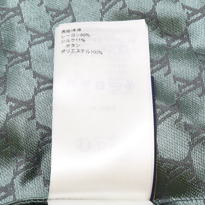 LOUIS VUITTON ルイヴィトン 【新品同様/国内正規/24年製】RM242MM KSY HRS30W ジャガードモノグラム シルク混 オープンカラーシャツ トップス
