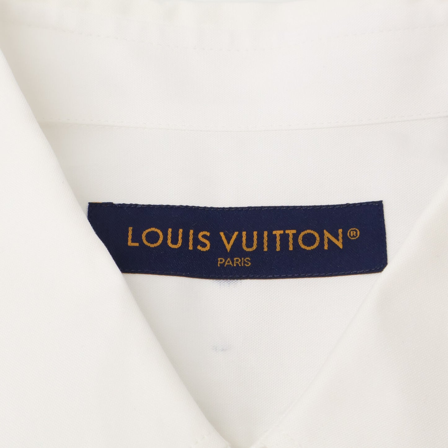 LOUIS VUITTON ルイヴィトン 【新品同様/国内正規】RM242MM JXU HRS34W LVロゴ刺繍 長袖シャツ トップス