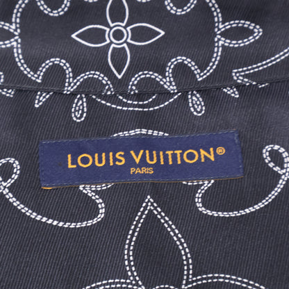 LOUIS VUITTON ルイヴィトン 【新品同様/国内正規/24年製】1AFWSI/RM242M MRR HRS80W プリントロングスリーブシルクパジャマオーバーシャツ トップス