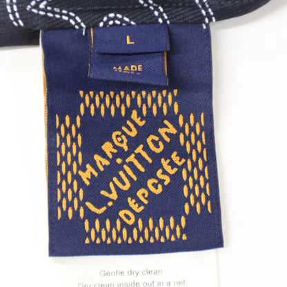 LOUIS VUITTON ルイヴィトン 【新品同様/国内正規/24年製】1AFWSI/RM242M MRR HRS80W プリントロングスリーブシルクパジャマオーバーシャツ トップス
