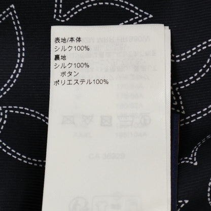 LOUIS VUITTON ルイヴィトン 【新品同様/国内正規/24年製】1AFWSI/RM242M MRR HRS80W プリントロングスリーブシルクパジャマオーバーシャツ トップス
