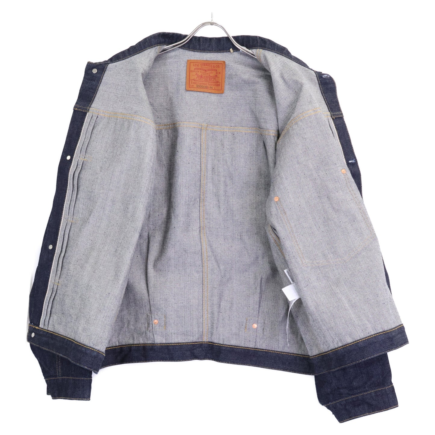 LEVI'S リーバイス 【美品】LVC 0039S-0000 S506XXE 初期型 1944 大戦モデル Tバック デニムジャケット ジャケット