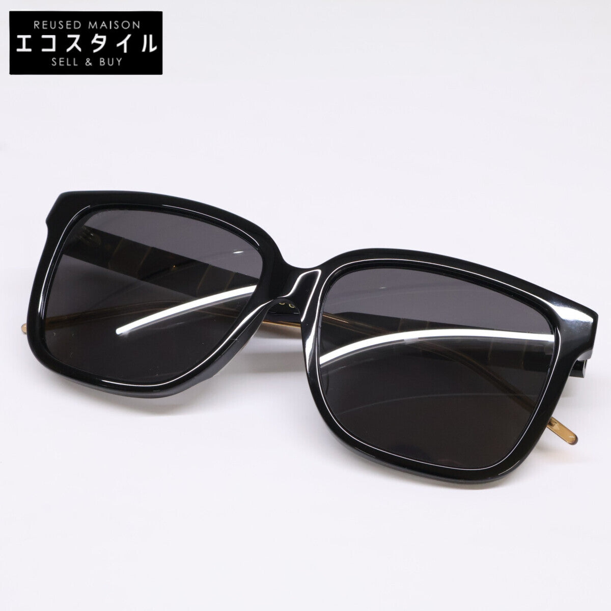 GUCCI グッチ 【美品】GG0599SA 001 スクエア サングラス