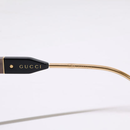 GUCCI グッチ 【美品】GG0599SA 001 スクエア サングラス