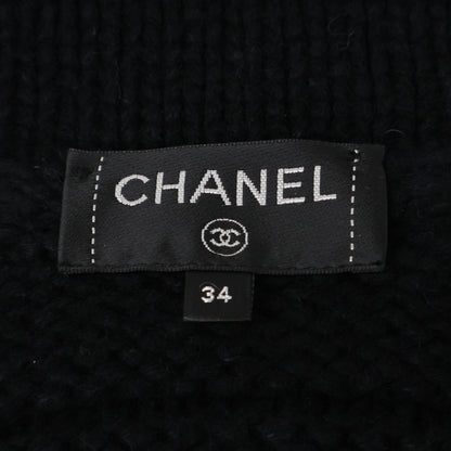 CHANEL シャネル 美品 国内正規 20B P65112K60971 パールココマークベルト付き ココボタン カシミヤシルク カーディガン ニットジャケット ジャケット