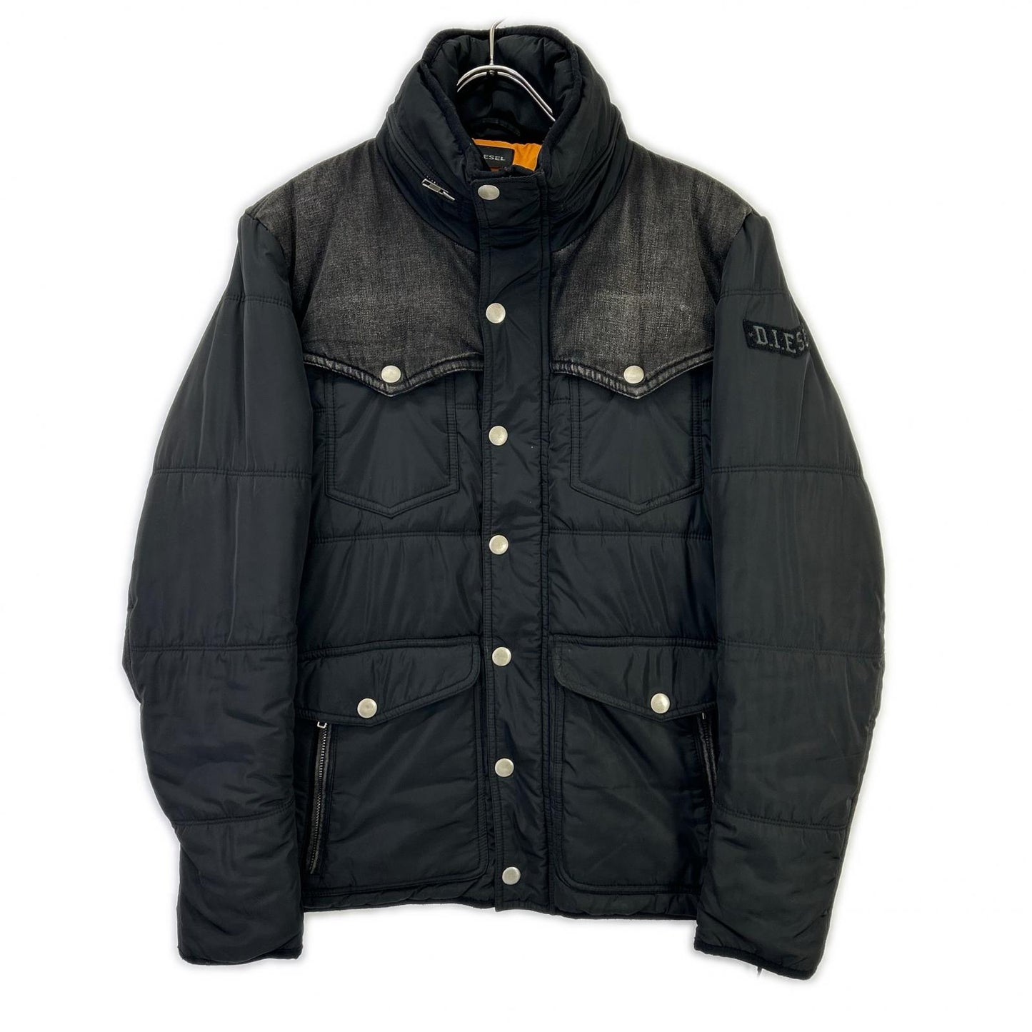 DIESEL ディーゼル ブラック 切替 デニム ジャケット ジャケット