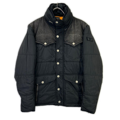 DIESEL ディーゼル ブラック 切替 デニム ジャケット ジャケット