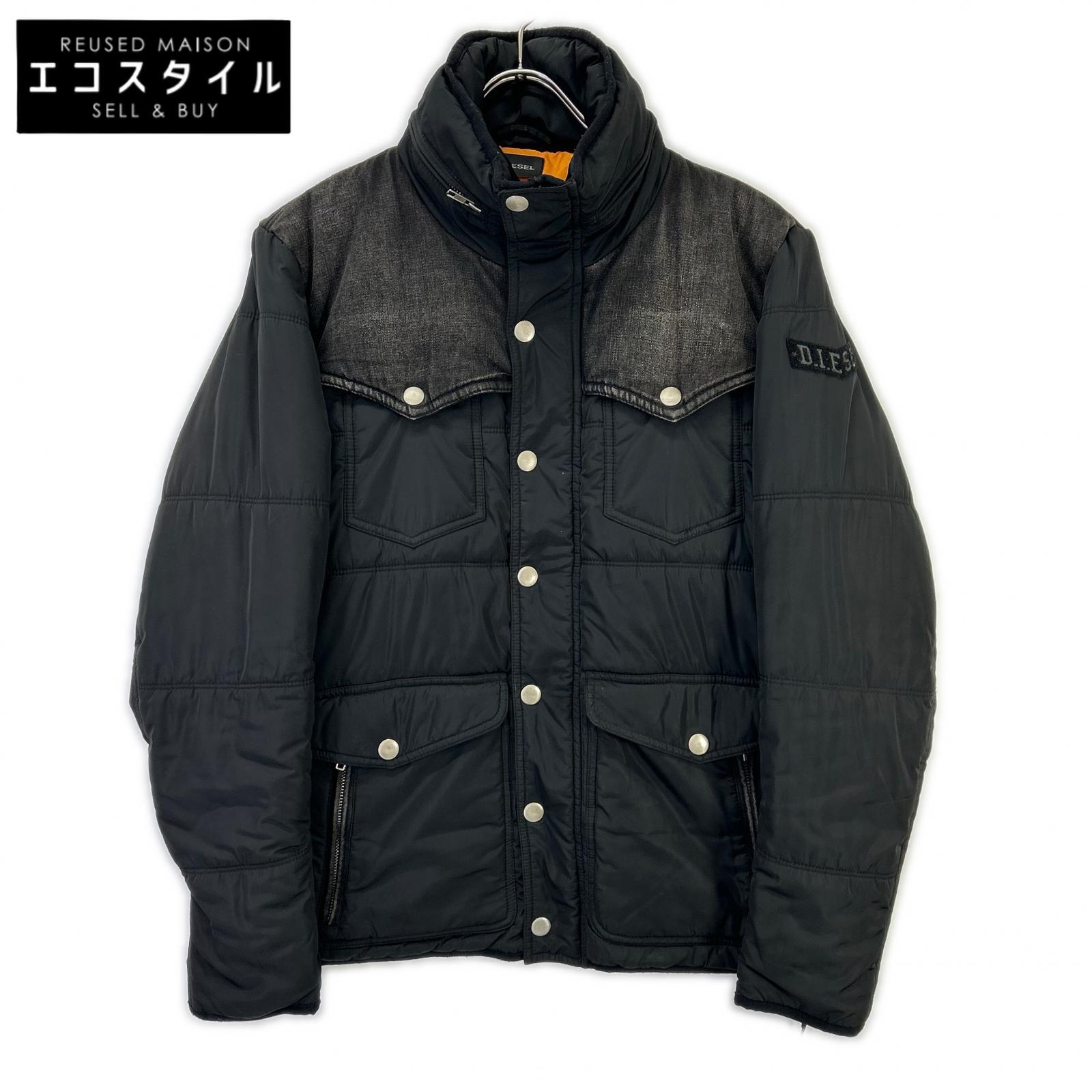 DIESEL ディーゼル ブラック 切替 デニム ジャケット ジャケット