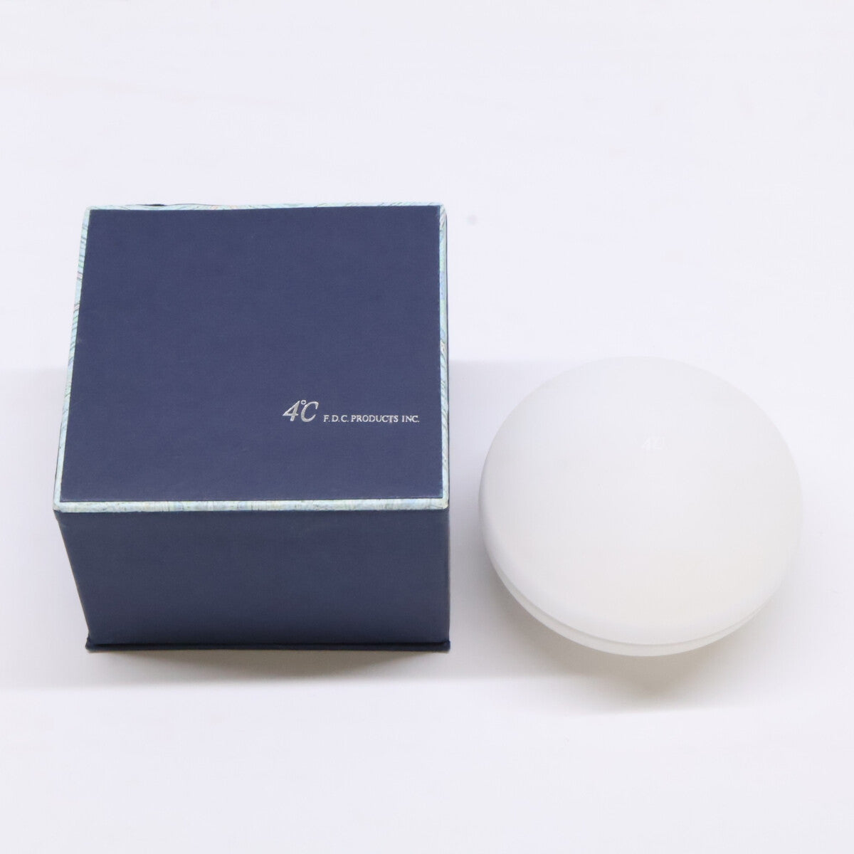 ヨンドシー 4℃ 【美品】K14WG カラーストーン ダングル ピアス