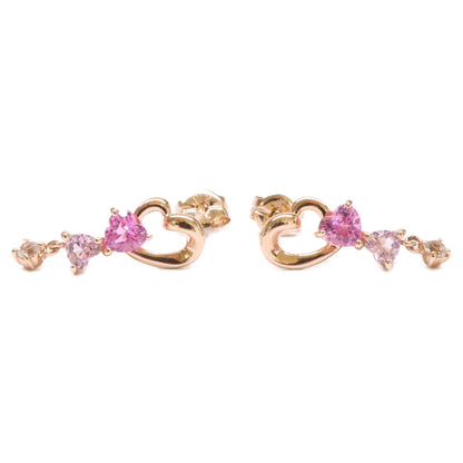 ヨンドシー 4℃ 【美品】K10 ハートモチーフ ピアス