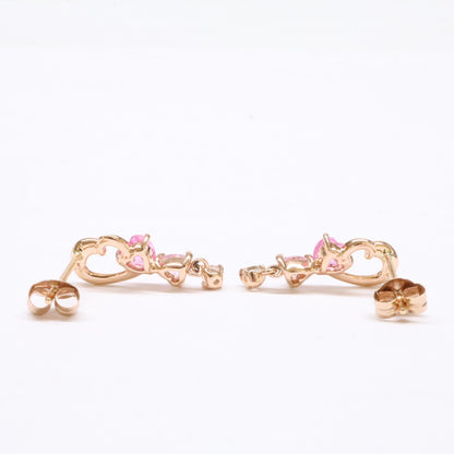ヨンドシー 4℃ 【美品】K10 ハートモチーフ ピアス