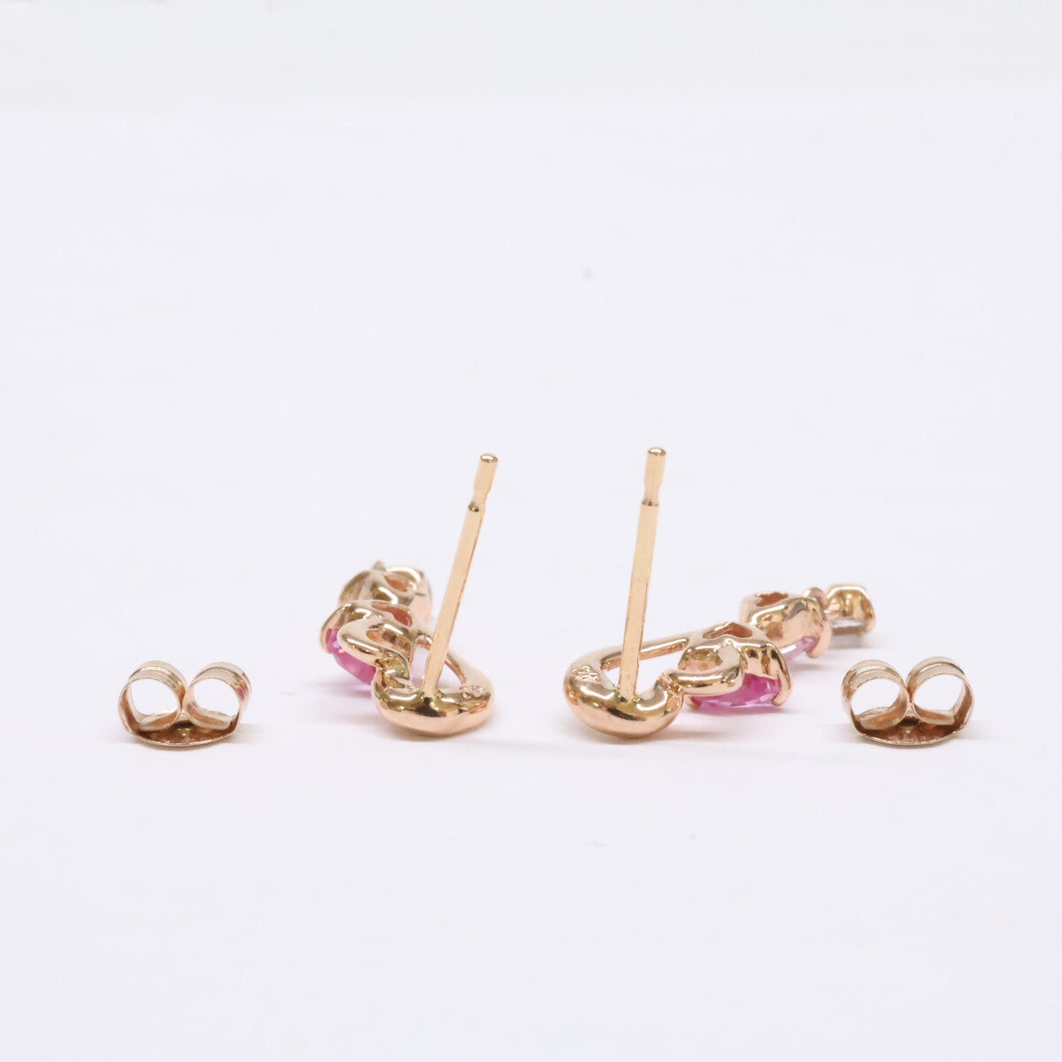 ヨンドシー 4℃ 【美品】K10 ハートモチーフ ピアス