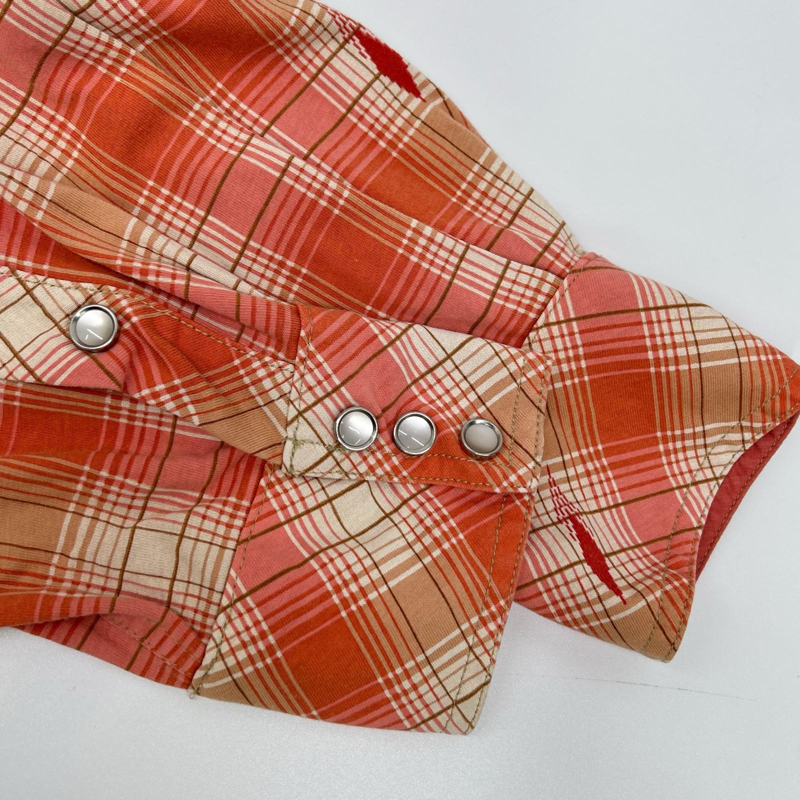 RRL ダブルアールエル コッパー Plaid Jersey チェック柄 ウエスタン