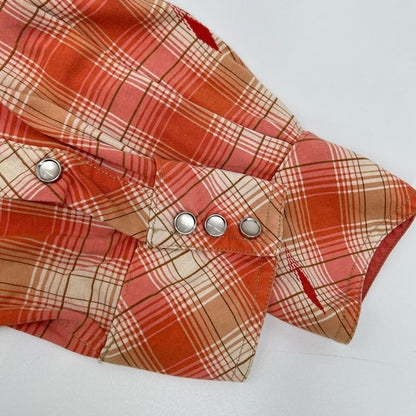 RRL ダブルアールエル コッパー Plaid Jersey チェック柄 ウエスタンシャツ トップス