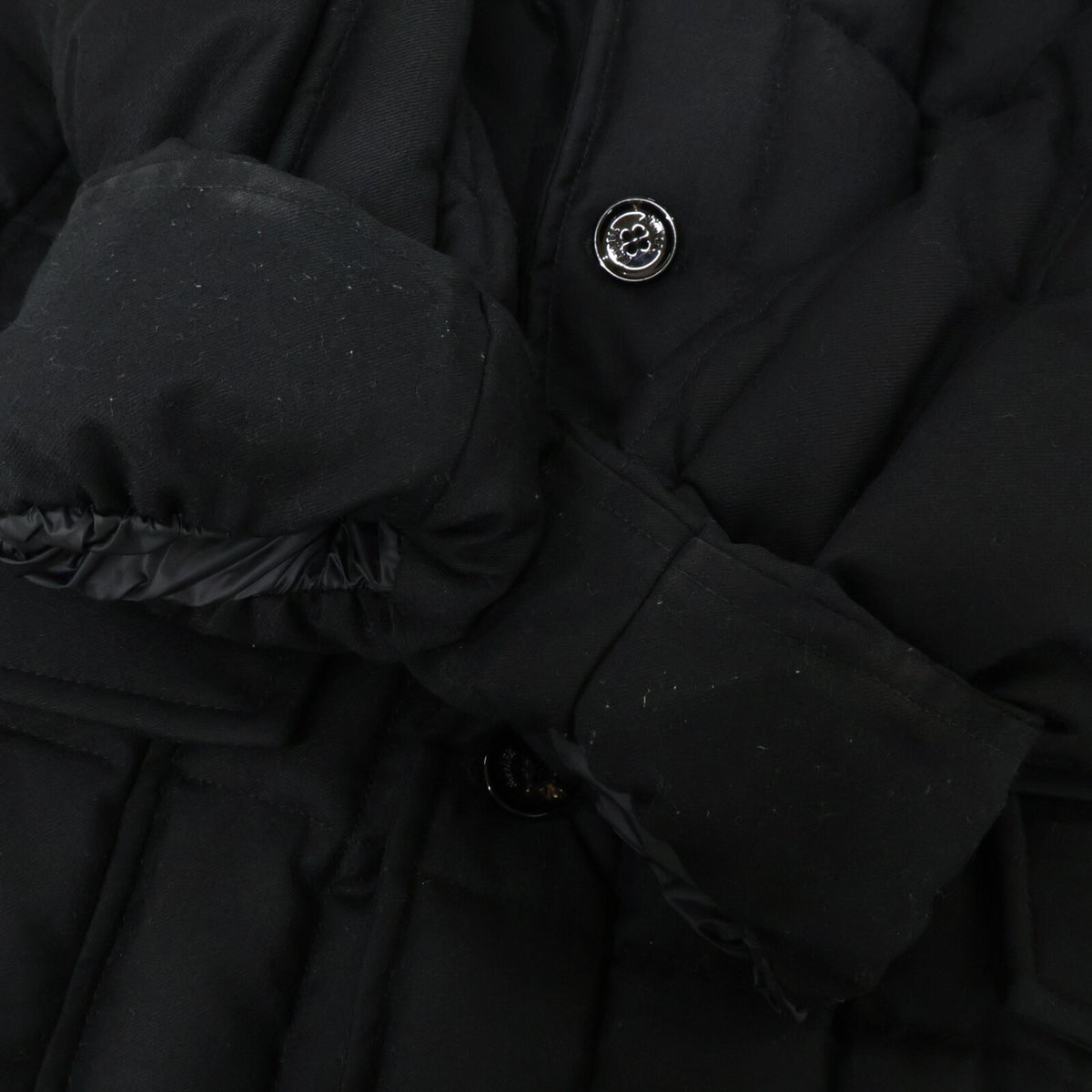 MOORER Moorer Authorized Domestic Retailer SIRO-L Cashmere-Blend Wool Double-Breasted Down Jacket