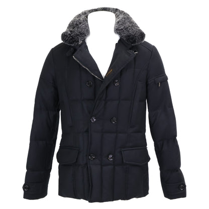 MOORER Moorer Authorized Domestic Retailer SIRO-L Cashmere-Blend Wool Double-Breasted Down Jacket