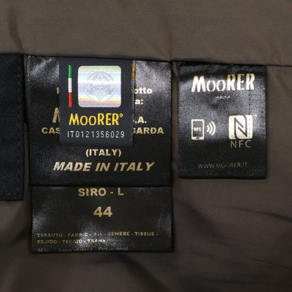 MOORER Moorer Authorized Domestic Retailer SIRO-L Cashmere-Blend Wool Double-Breasted Down Jacket