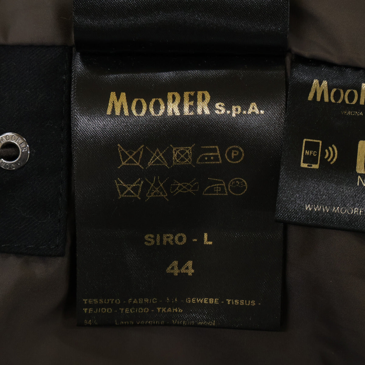 MOORER Moorer Authorized Domestic Retailer SIRO-L Cashmere-Blend Wool Double-Breasted Down Jacket