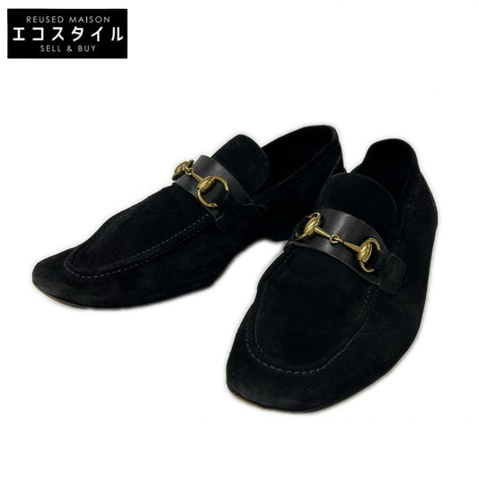 GUCCI グッチ 105857 スエード ホースビット ローファー シューズ
