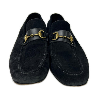 GUCCI グッチ 105857 スエード ホースビット ローファー シューズ