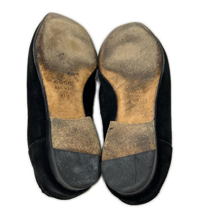 GUCCI グッチ 105857 スエード ホースビット ローファー シューズ