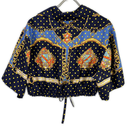 GUCCI グッチ 744796 ポルカドット シルクシャツ トップス