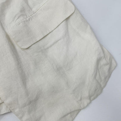 Yohji Yamamoto POUR HOMME ヨウジヤマモトプールオム ホワイト 80年代 丸タグ リネン 3B テーラードジャケット ジャケット