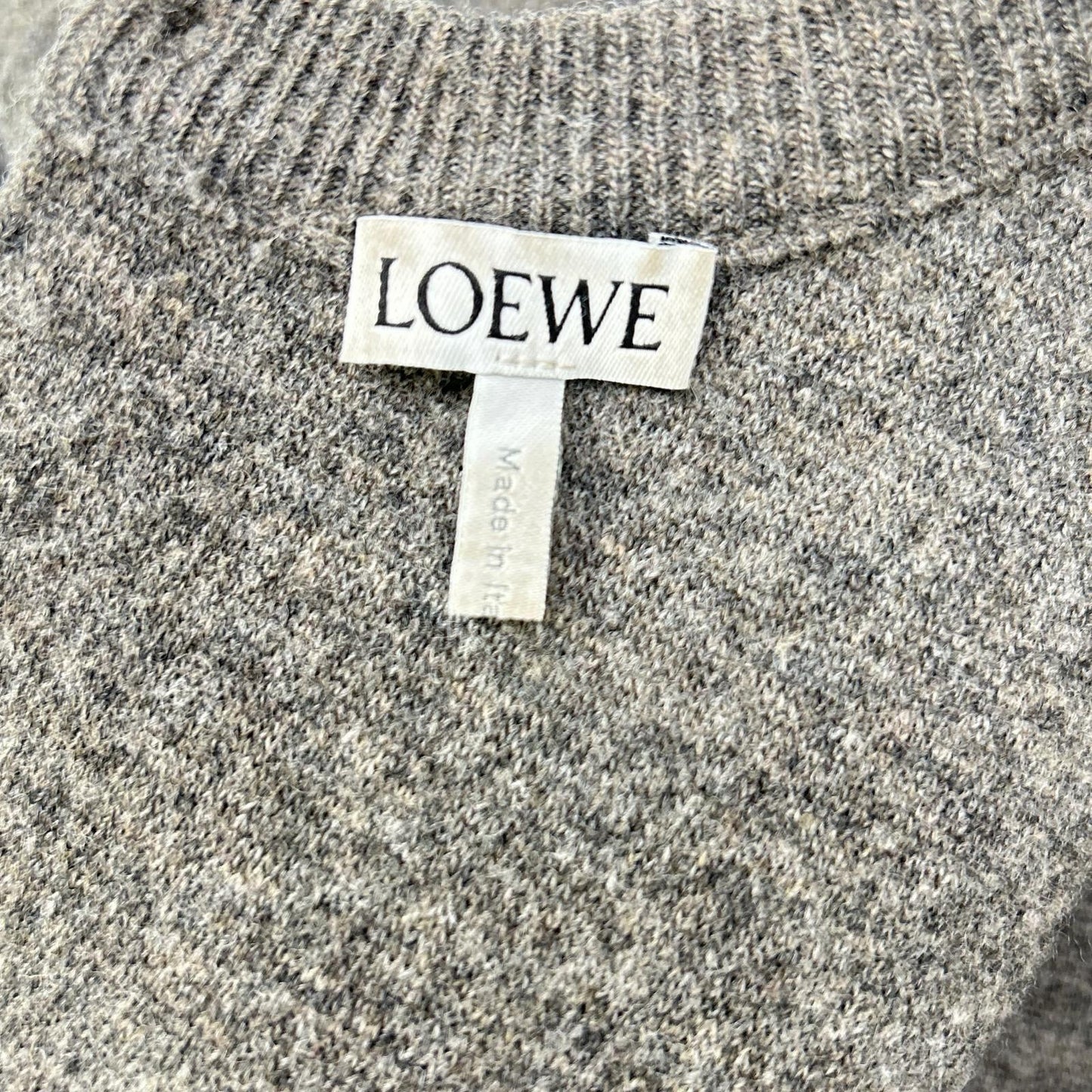 LOEWE ロエベ H526Y14KFE グレー ノーカラー カーディガン トップス