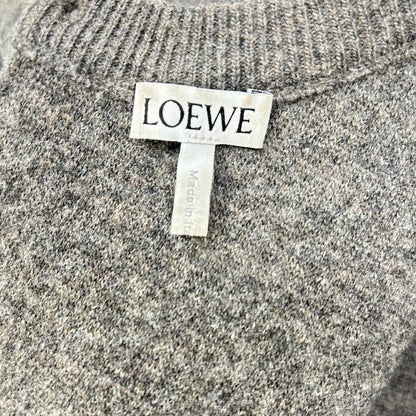 LOEWE ロエベ H526Y14KFE グレー ノーカラー カーディガン トップス