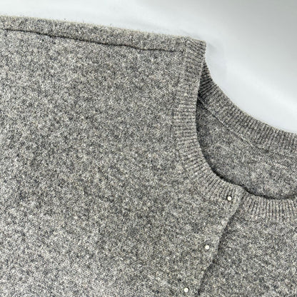 LOEWE ロエベ H526Y14KFE グレー ノーカラー カーディガン トップス