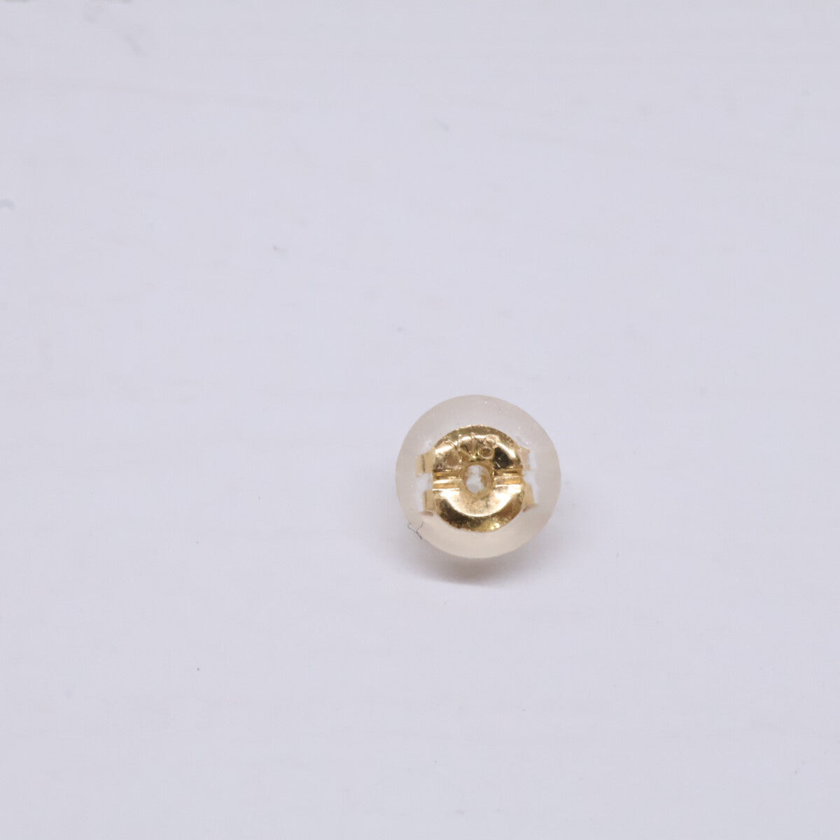 Bon Magique ボンマジック K18 ダイヤ付き 10mm タヒチパール ピアス
