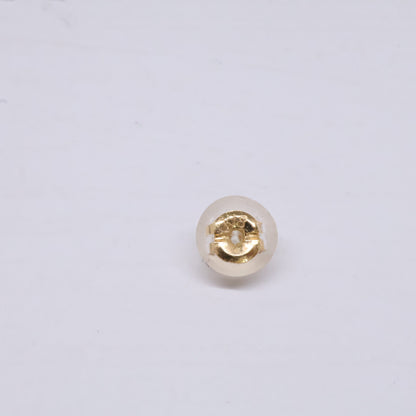 Bon Magique ボンマジック K18 ダイヤ付き 10mm タヒチパール ピアス